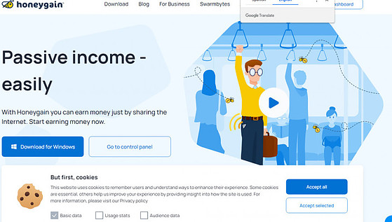 The Honeygain app A legit Passive Income Earner