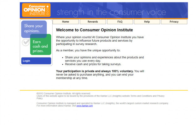 Consumer Opinion Institute Make Money For Your Opinion