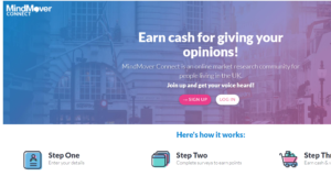 MindMover Connect A UK-Based Site get paid for your opinion