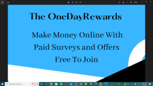 OneDayRewards Make Money Online With Paid Surveys and Offers